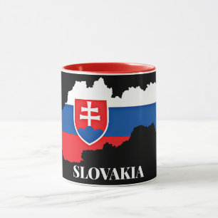 SLOVAKIEN SILHOUETTE, MÄRKT, MUGG