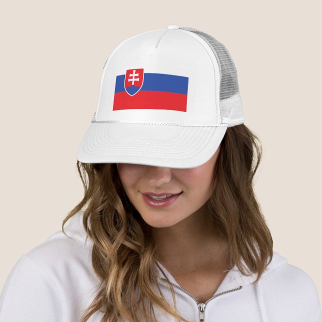 Slovakien Slovakisk Flagga Emblem Europa Keps (In Situ)