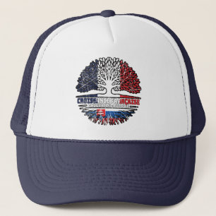 Slovakien Slovakisk Fransk Frankrike Träd Rötter F Keps