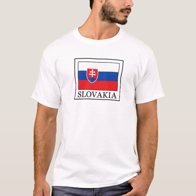 Slovakien T-tröja Tee (Framsida)