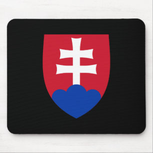 Slovakien vapensköld musmatta