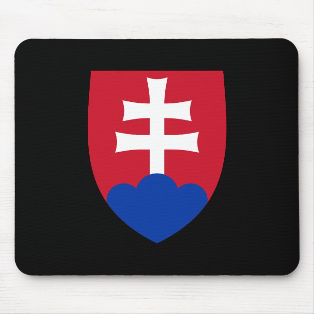 Slovakien vapensköld musmatta (Framsidan)