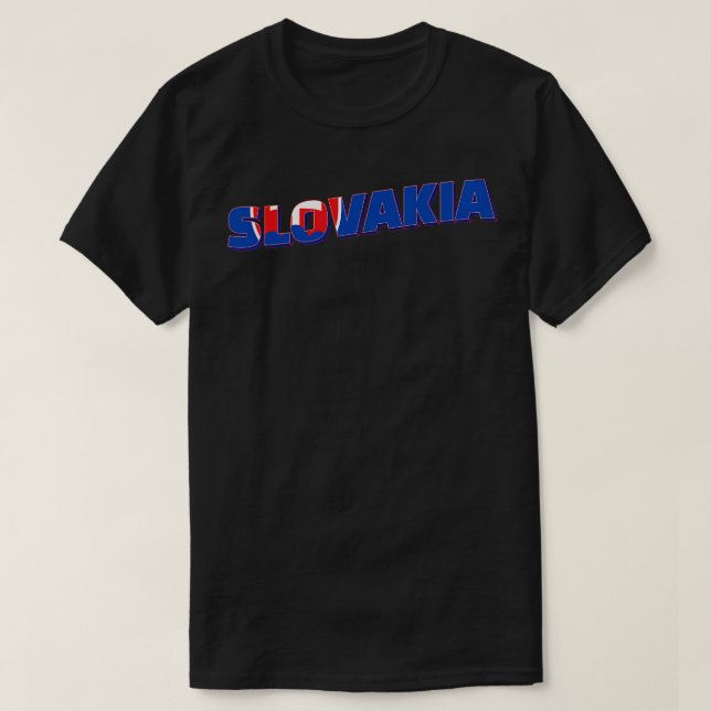 Slovakien Vintage stil retro souvenir 2 T Shirt (Design framsida)