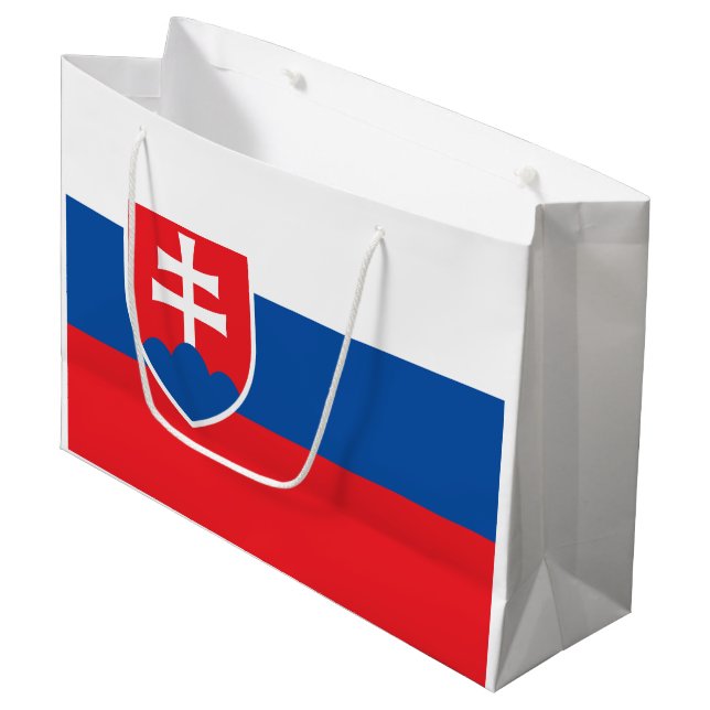 Slovakiens flagga (Framsidan Vinklad)