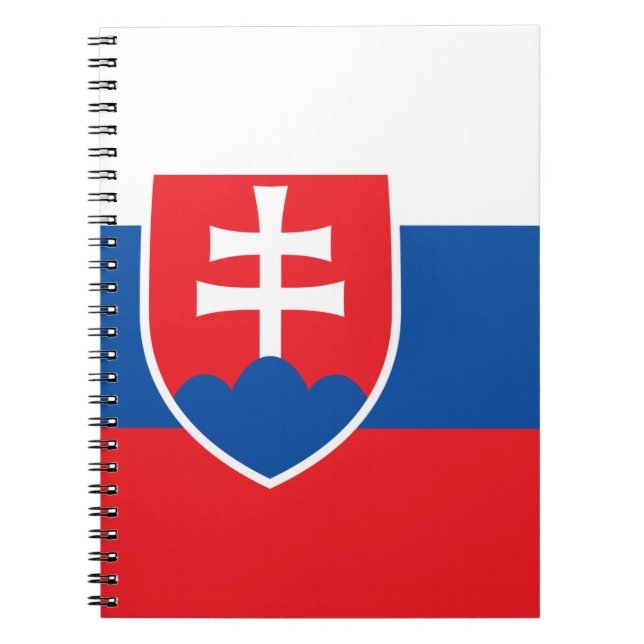 Slovakiens flagga anteckningsbok (Framsidan)