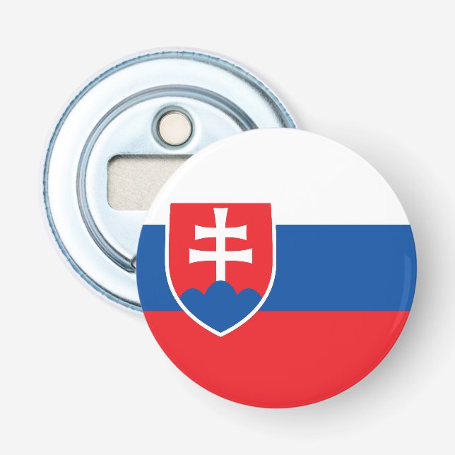 Slovakiens flagga flasköppnare (Framsidan)