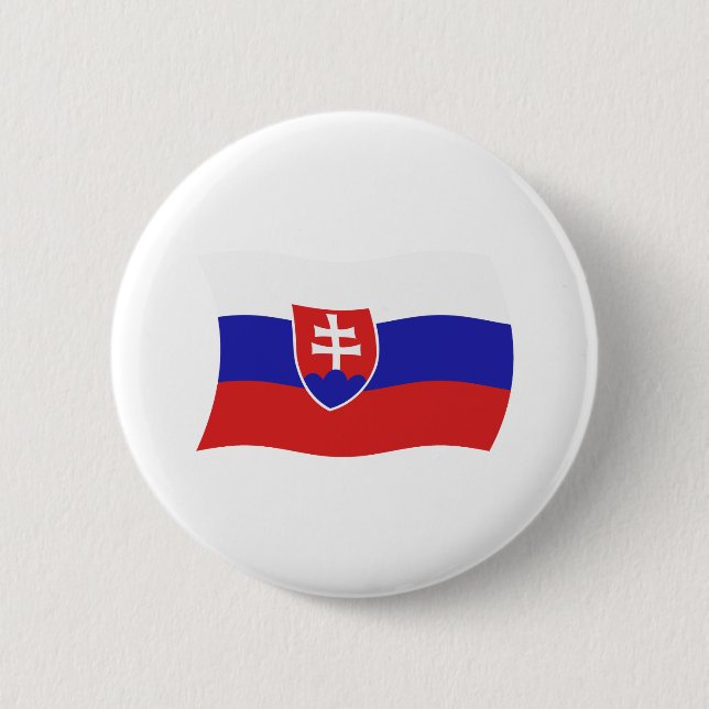 Slovakiens flagga knapp (Framsida)