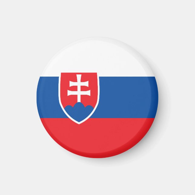 Slovakiens flagga magnet (Framsidan)