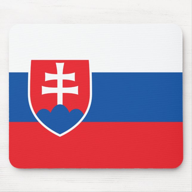 Slovakiens flagga musmatta (Framsidan)