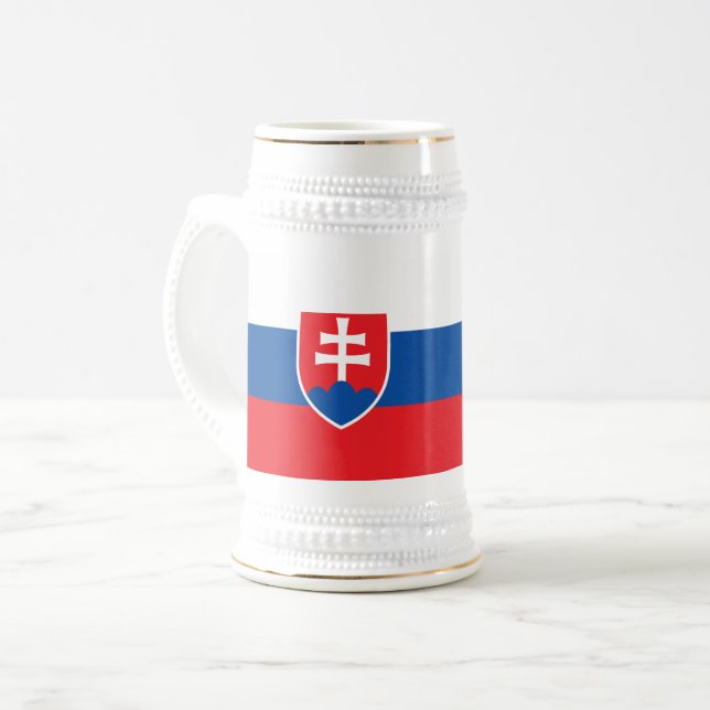 Slovakiens flagga sejdel (Framsida vänster)