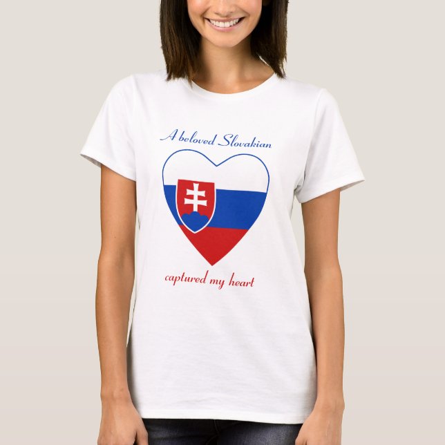 Slovakiens flagga Sötnos T-shirt (Framsida)