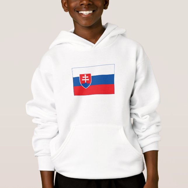 Slovakiens flagga t shirt (Framsida)