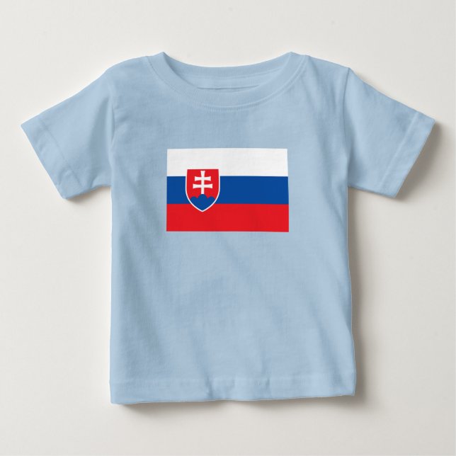 Slovakiens flagga t shirt (Framsida)