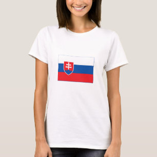 Slovakiens flagga t shirt