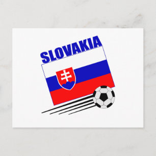 Slovakiens fotbollslag vykort