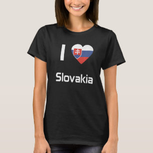 Slovakiens nationella Flagga för för manar sudanes T Shirt