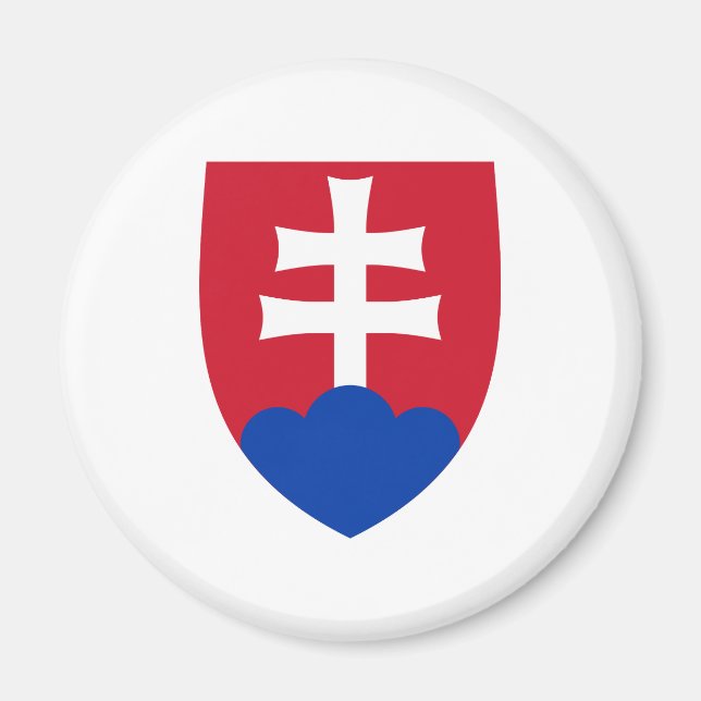 Slovakiens Officiell Jackar Arm Heraldry Symbol Magnet (Framsidan)