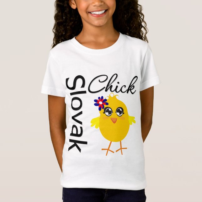 Slovakisk chick tee shirt (Framsida)