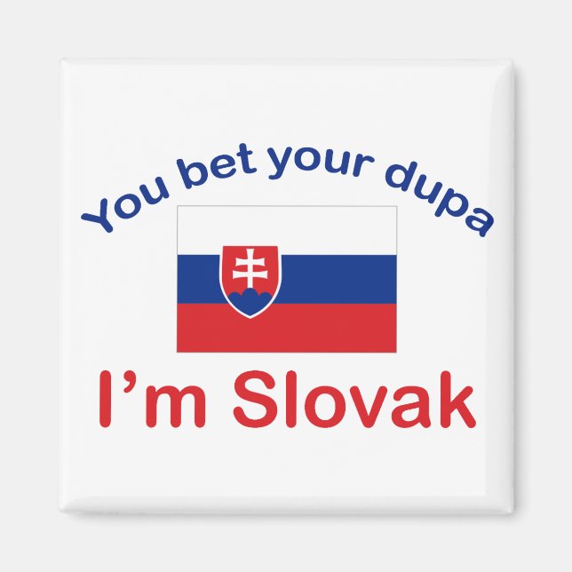 Slovakisk duva Magnet (Framsidan)