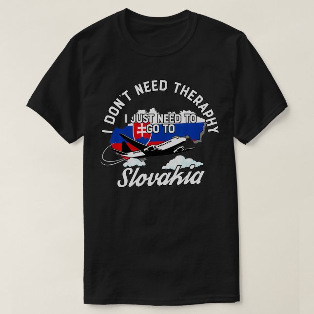 Slovakisk Flagga I Slovakien Flagga I Vacation Slo T Shirt (Design framsida)