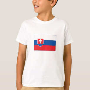 Slovakisk flagga t shirt