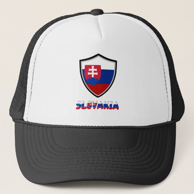 Slovakisk flagga truckerkeps (Framsida)