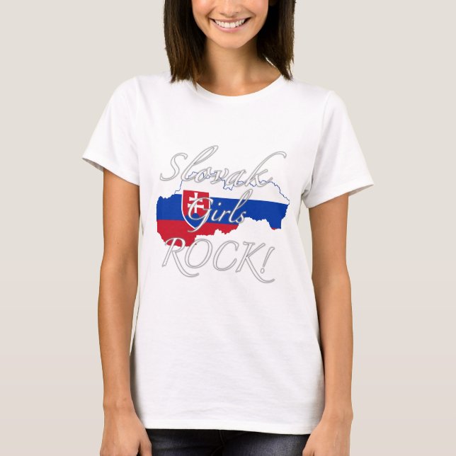 Slovakisk flickasten! t shirt (Framsida)