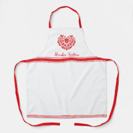 Slovakisk folkgrupp Mönster Apron