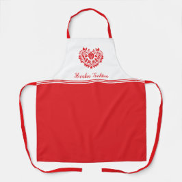 Slovakisk folkgrupp Mönster Apron