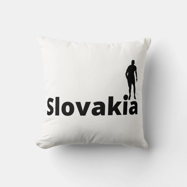 Slovakisk fotboll  kudde (Framsida)