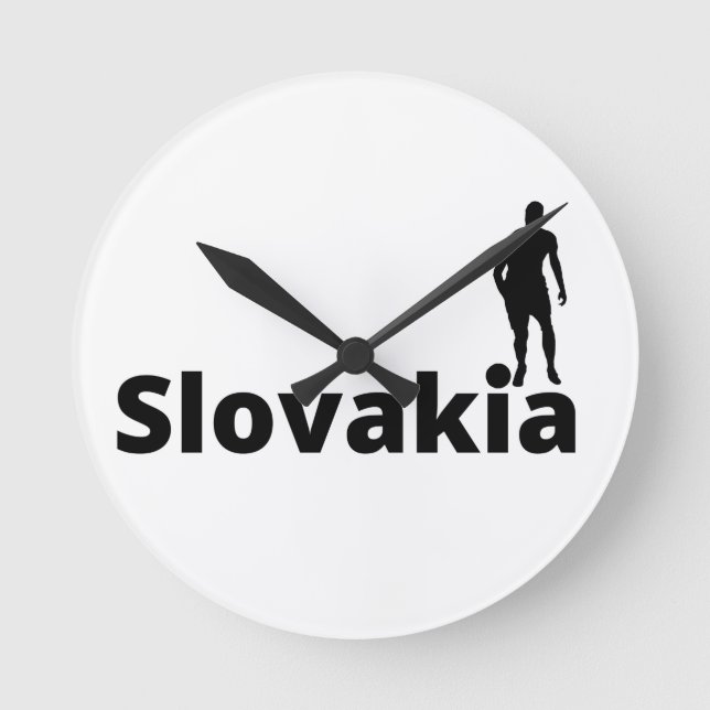 Slovakisk fotboll rund klocka (Framsida)