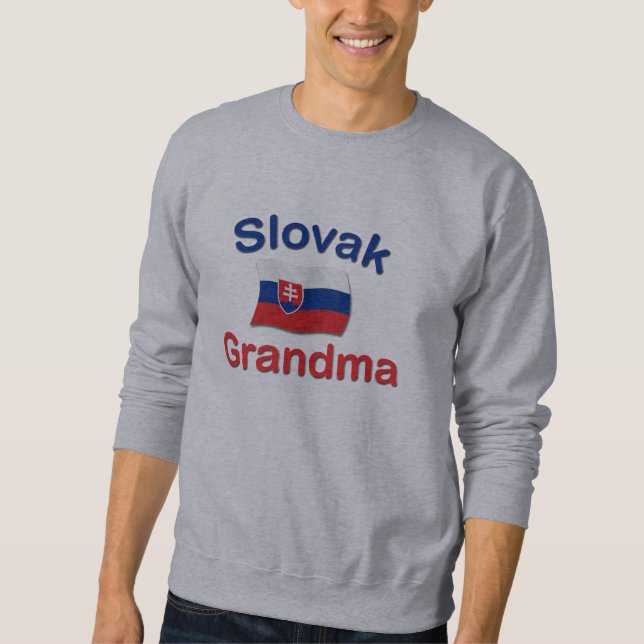 Slovakisk mormor sweatshirt (Framsida)