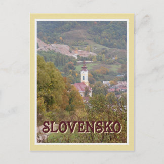 Slovakisk scen vykort