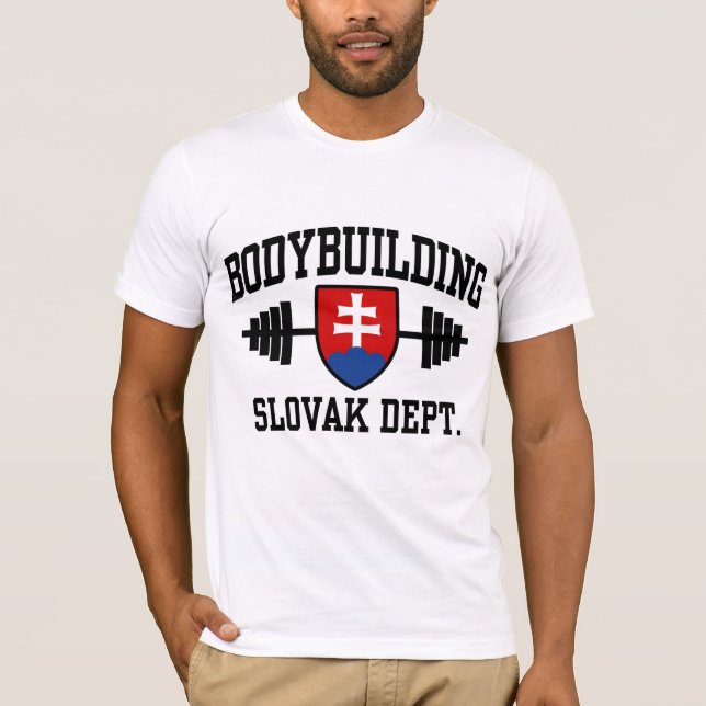 Slovakiska BodyBuilder Tee (Framsida)