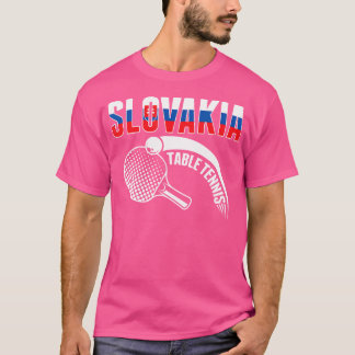 Slovakiska Bord tennis Älskare - Stöd slovakiska P T Shirt