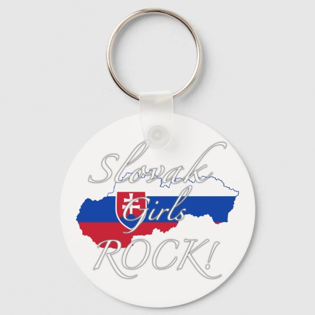 Slovakiska flickor Sten! Nyckelring (Framsida)