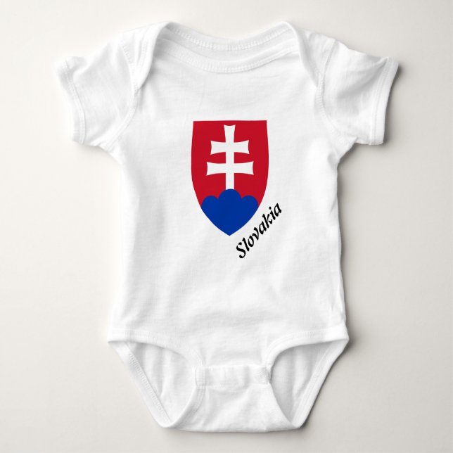 Slovakiska Jacka av arm Tee (Framsida)