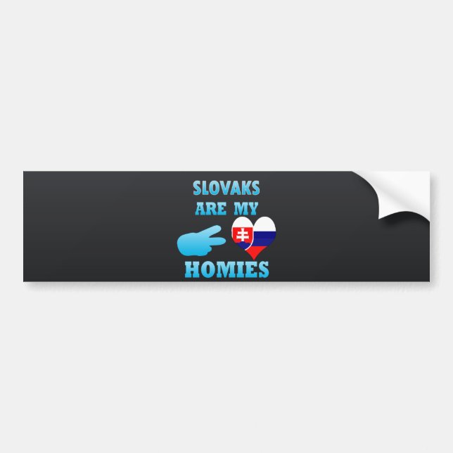 Slovaks är min Homies Bildekal (Framsidan)