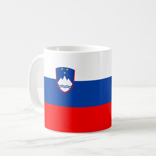 Slovenia Flag Kaffemugg (Framsida vänster)
