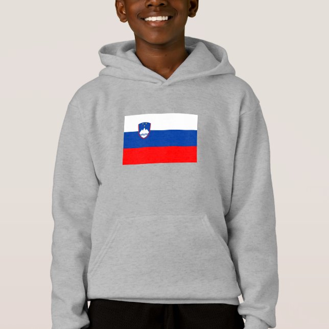 Slovenia Flag T Shirt (Framsida)