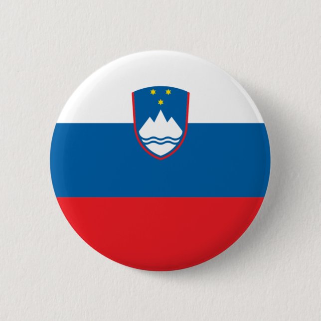 slovenia flagga knapp (Framsida)