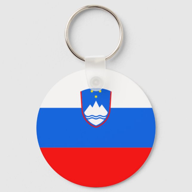 slovenia flagga nyckelring (Framsida)
