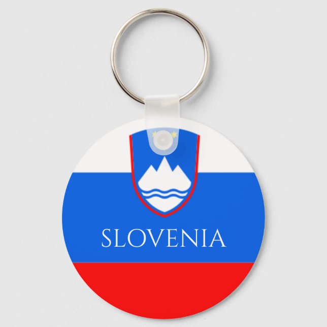 slovenia flagga nyckelring (Framsida)