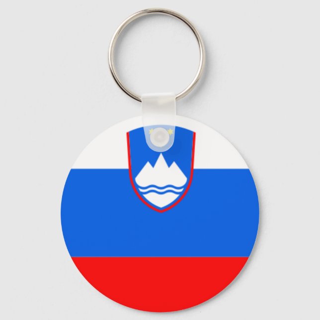 slovenia flagga nyckelring (Framsida)