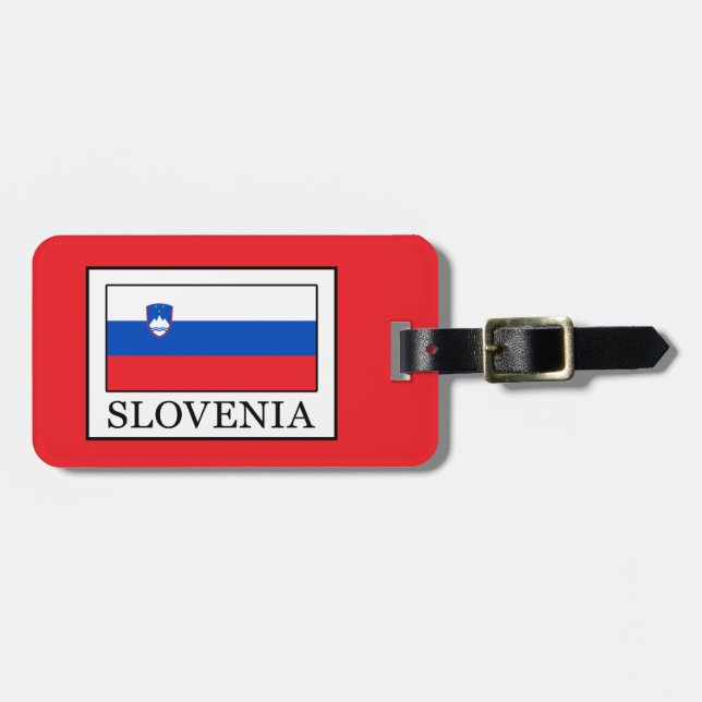 Slovenien Bagagebricka (Horisontell Framsida)