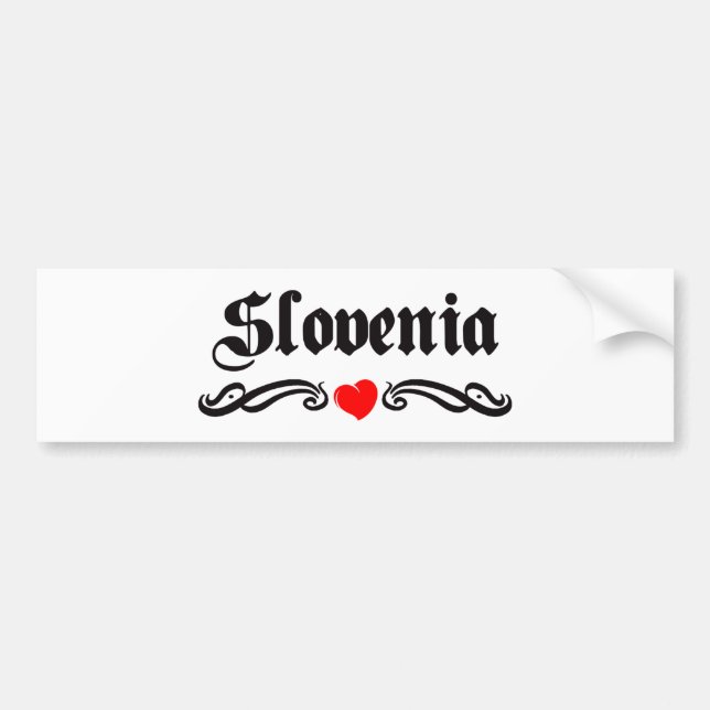 Slovenien Bildekal (Framsidan)