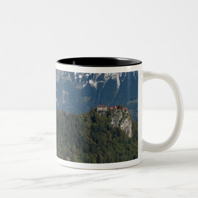 Slovenien, Bled, Bledsjön, Bledön, Bled 2 Två-Tonad Mugg (Höger)