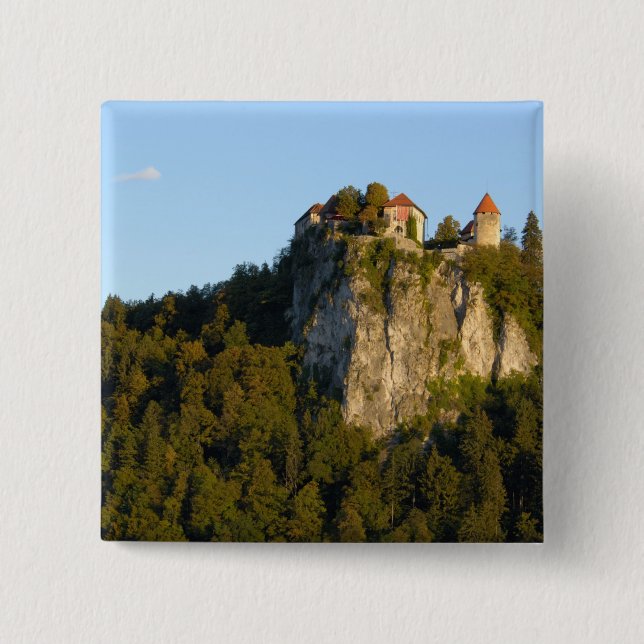 Slovenien, Bled, Bledsjön, Bleds slott på Knapp (Framsida)