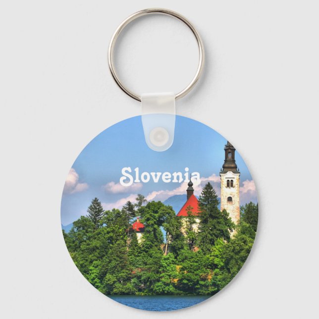 Slovenien Countryside Nyckelring (Framsida)
