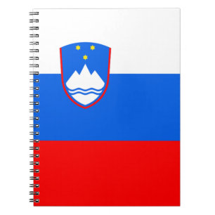 Slovenien Flagga Anteckningsbok